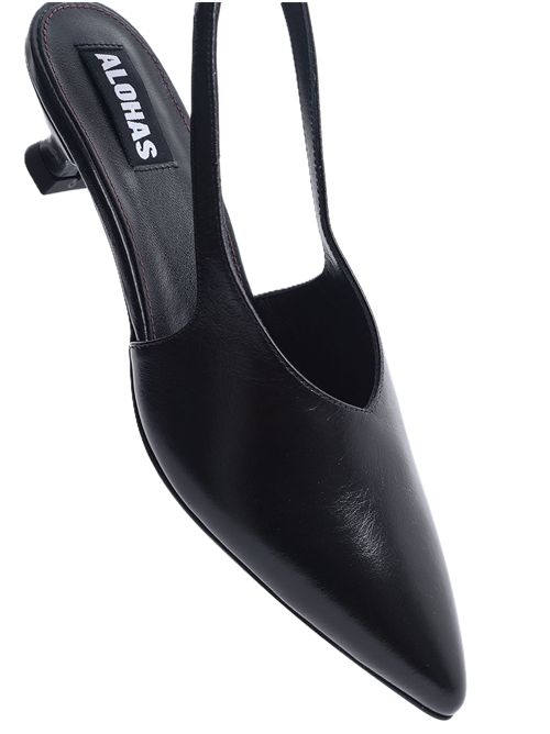 DÉCOLLETÉ IN PELLE 'EROS' mules Alohas Alohas | S100567-01BLACK