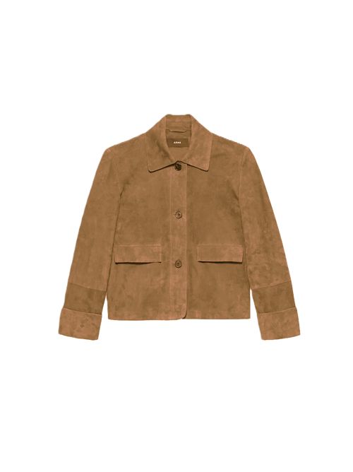 ELLA | Suede Jacket Giacca pelle scamosciata by Arma beige Arma | 006L256050OAK