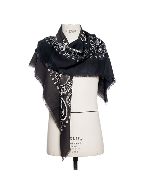 Sciarpa Destin Jil Quadra Black&mud Destin | JILQUADIABLBLACK