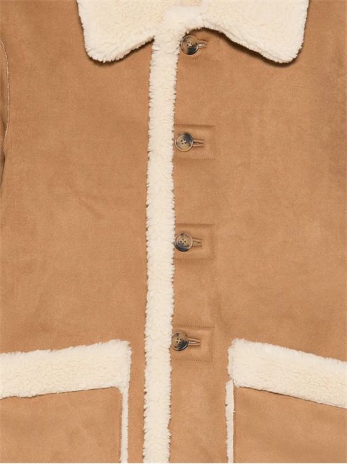 DUNST Giacca con bottoni in shearling sintetico Dunst | UDJU5D121CMCAMEL