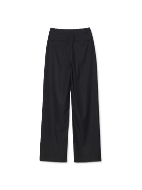 double pleated slacks Dunst pantaloni neri Dunst | UDPA5D224BKBLACK