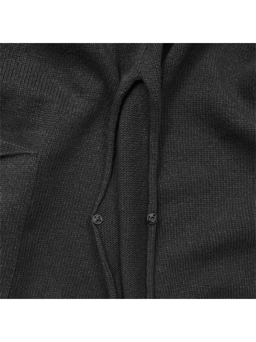 poncho high neck mixcash MaRyYa nero Maryya | YRK011B8BLACK