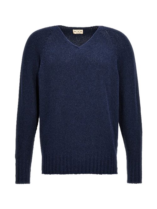 Ma'ry'ya Maglione v neck heavy mixcash Maryya | YRK017B7NAVY