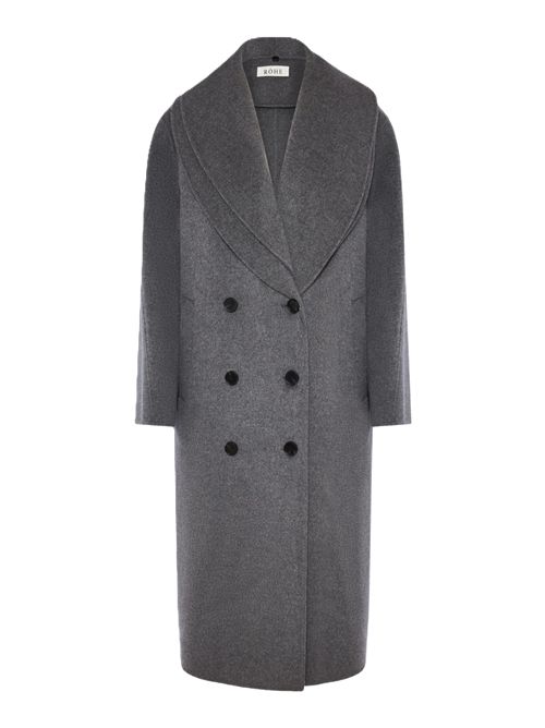RO'HE Cappotto double face con sciarpa in lana e cashmere ROHE | 416-10-174030_301