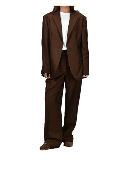 Pantaloni RÓHE con pieghe marroni ROHE | 416-30-024244_454