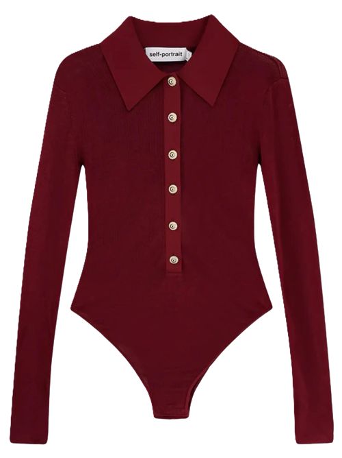 Self Portrait BODY IN VISCOSA bordeaux SELF-PORTRAIT | 113T-BUBURGUNDY