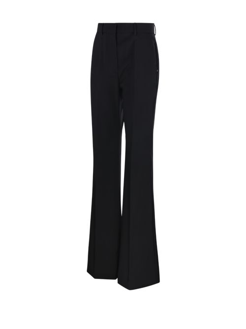 Pantalone Hangar  flare in lana stretch SportMax Nero SportMax | 2522136011600013245