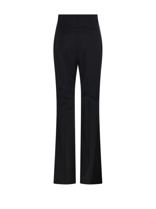 Pantalone Hangar  flare in lana stretch SportMax Nero SportMax | 2522136011600013245