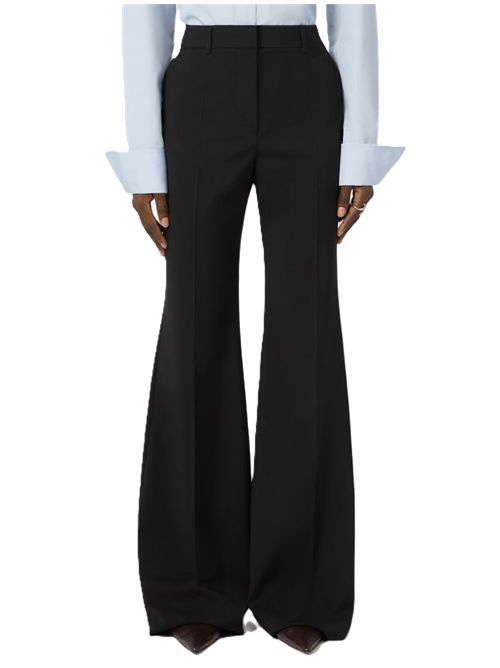 Pantalone Hangar  flare in lana stretch SportMax Nero SportMax | 2522136011600013245
