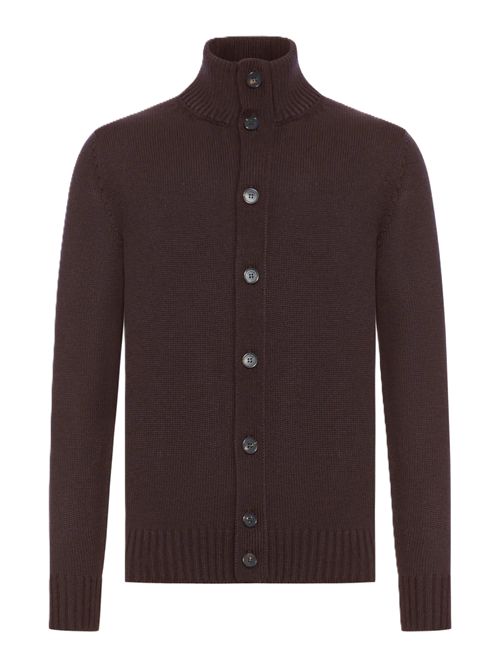 CARDIGAN A COLLO ALTO IN LANA Chioto Zanone Zanone | 810100ZR229Z2874