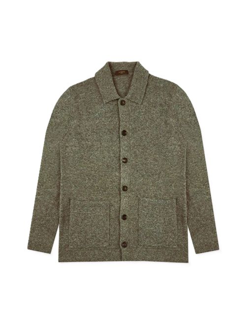 Zanone Overshirt slim fit in bouclé di lana Geelong Zanone | 810167ZN283Z3600