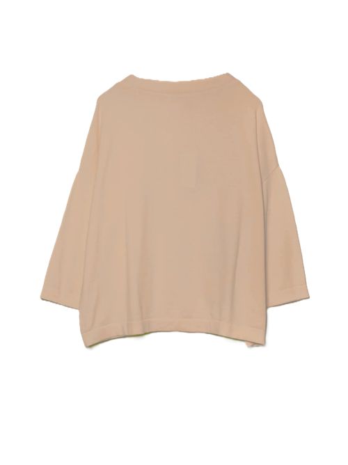 Maglia t-shirt MA'RY'YA color biscotto Maryya | YPK020B8BISCOTTO