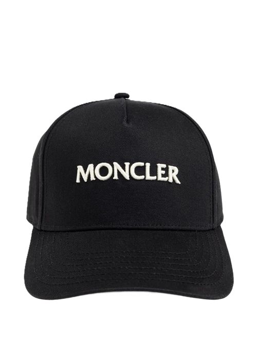 Cappello da baseball logato Nero Moncler Moncler | K10913B0005404863999