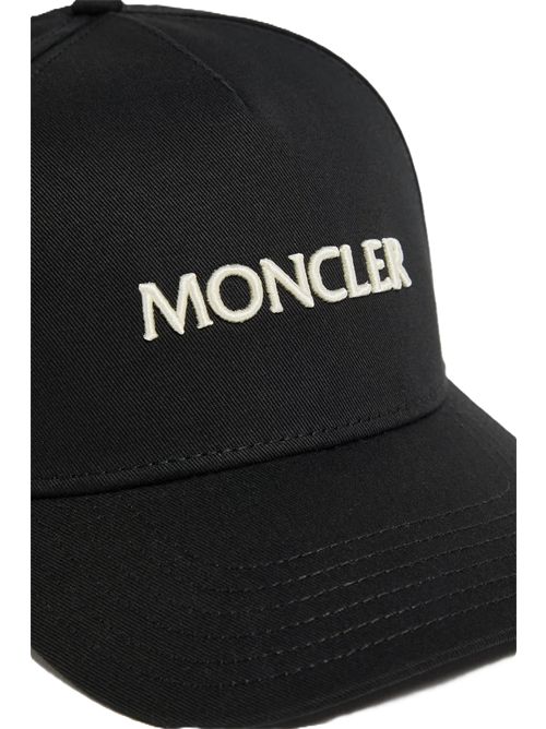Cappello da baseball logato Nero Moncler Moncler | K10913B0005404863999