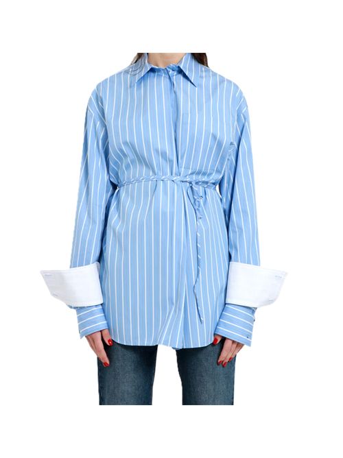 Sportmax Camicia Firma Celeste e Bianco SportMax | 2512191051650022