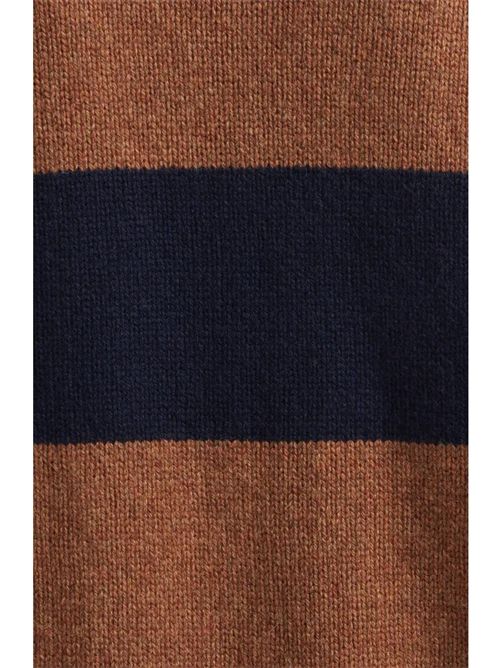 Sora V-Neck Cardigan &DAUGHTER | F2608NAVY/HAZELNUT