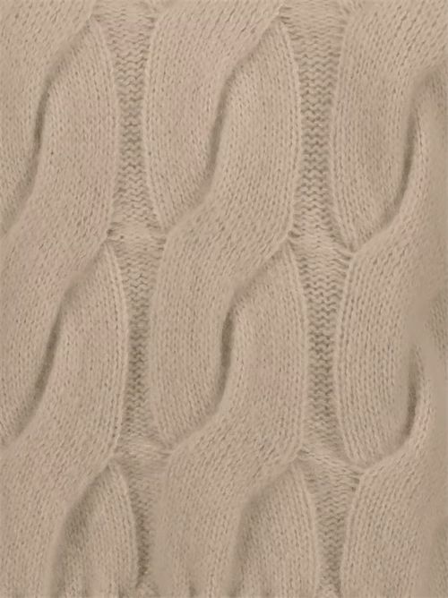 Pullover girocollo lavorato a maglia in misto cashmere e seta Allude | 265/7700248