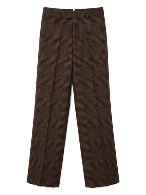 BerwichPantaloni prince of wales con pieghe PATRIZIA BERWICH | CA1435BROWN