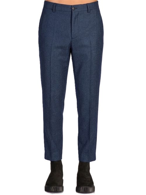 Pantaloni Gamba Diritta chicca lana e cashmere BERWICH | ZG1202XBLUE