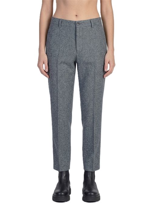 Pantaloni Gamba Diritta chicca lana e cashmere BERWICH | ZG1202XMIDGRE