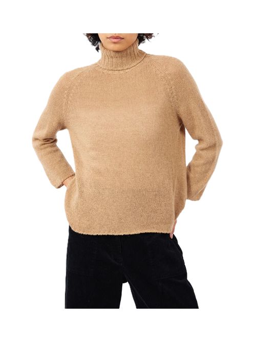 Turtle Neck camel-cash Ma'ry'ya | YTK023D3CAMEL