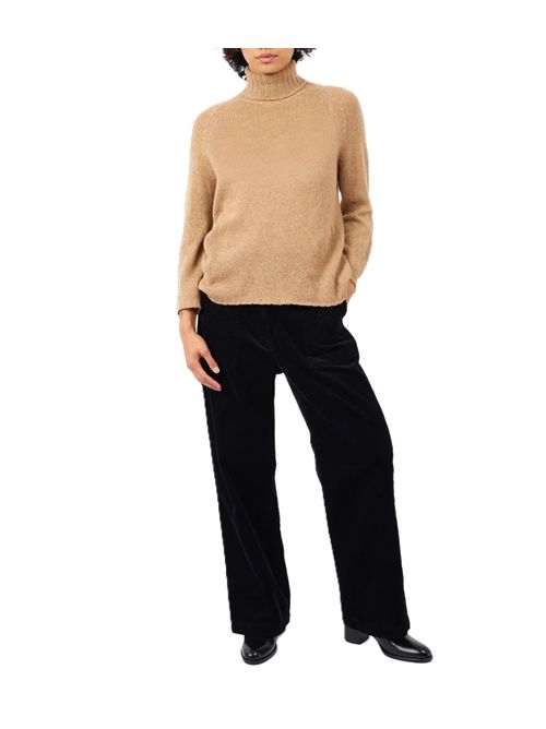 Turtle Neck camel-cash Ma'ry'ya | YTK023D3CAMEL