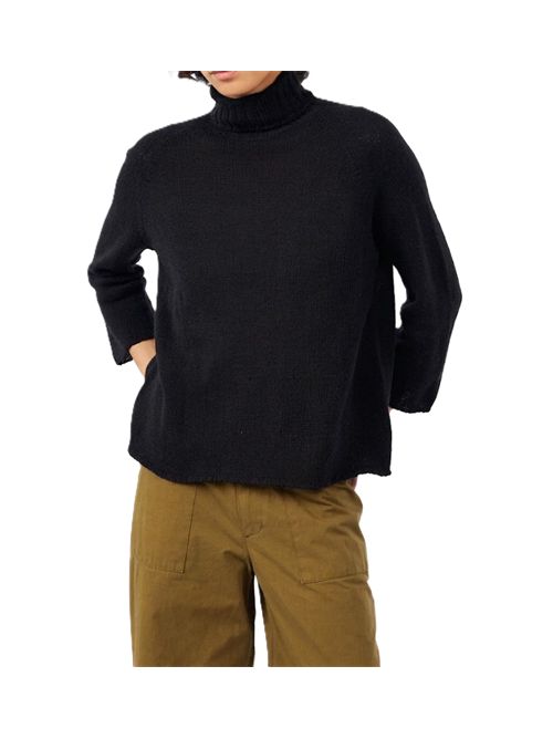 Turtle Neck camel-cash Ma'ry'ya | YTK023D6BLACK