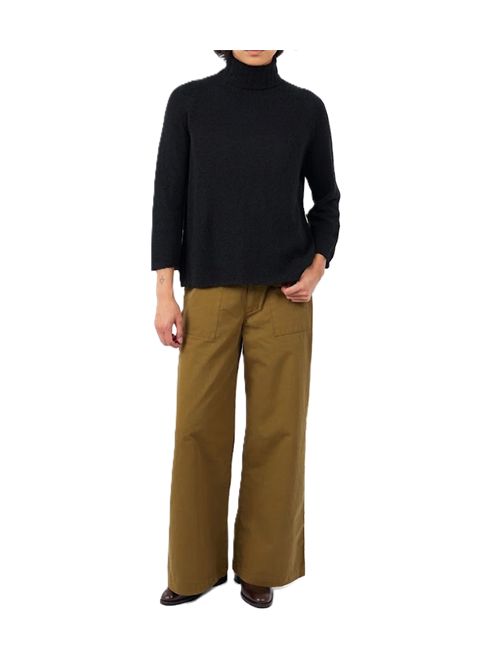 Turtle Neck camel-cash Ma'ry'ya | YTK023D6BLACK