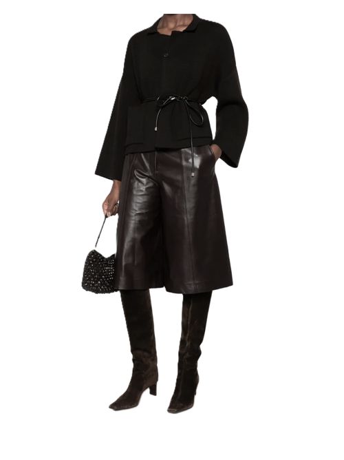 Giacca Cardigan a maniche ampie con bottoni Ma'ry'ya | YTK065E12BLACK
