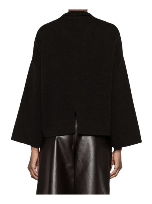 Giacca Cardigan a maniche ampie con bottoni Ma'ry'ya | YTK065E12BLACK