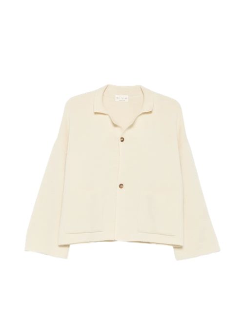 Giacca Cardigan a maniche ampie con bottoni Ma'ry'ya | YTK065E1WHITE