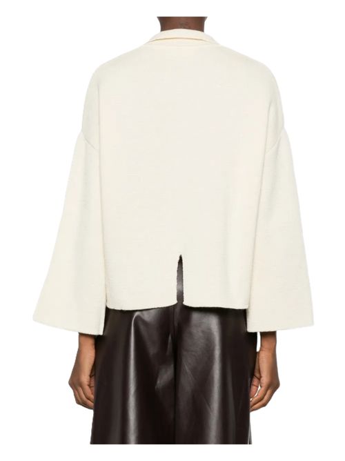 Giacca Cardigan a maniche ampie con bottoni Ma'ry'ya | YTK065E1WHITE