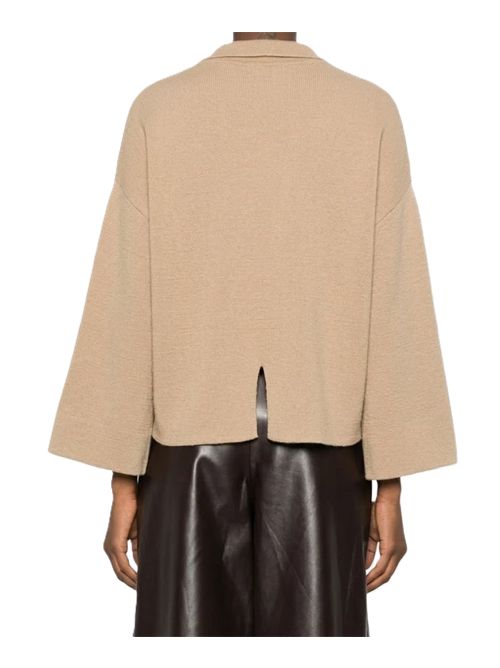 Giacca Cardigan a maniche ampie con bottoni Ma'ry'ya | YTK065E2BEIGE