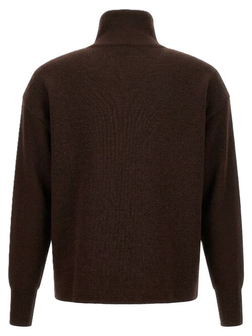 Half-Zip High Neck Ma'ry'ya | YTK077E6BROWN