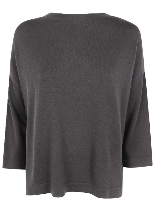 Maglione Merino Boat Neck Ma'ry'ya | YTK123F8DKGREY