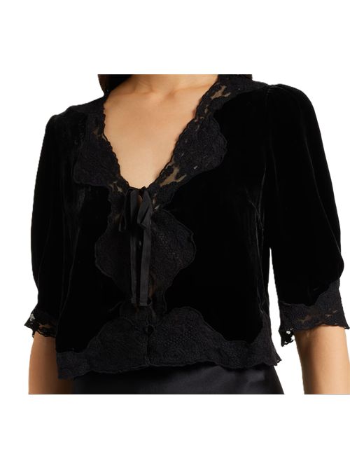 Ursula top black Rixo | 030.05028.424.06001BLACK
