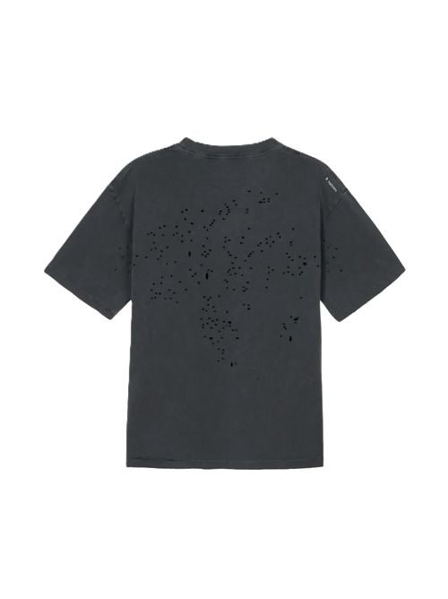 SatisfyMothTech™ logo-print T-shirt SATISFY | 11006-00A38AGBLACK