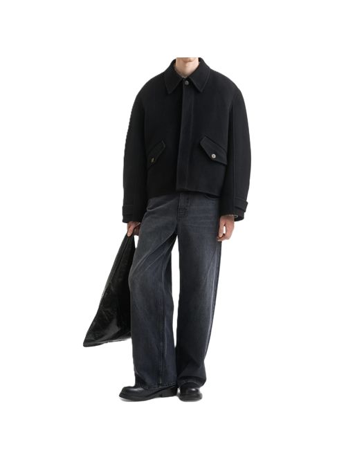 Relaxed Wool Jacket Séfr | MFW26WOOLBBLACK