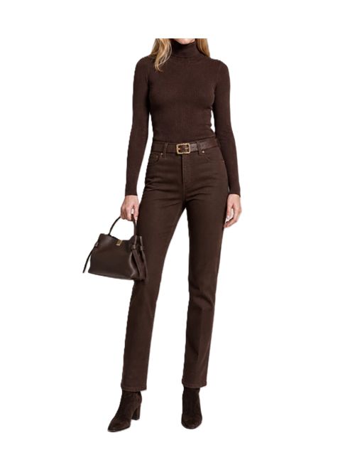 7 For All Mankind Calie Straight jeans marrone Seven | 7UC90H42U73TB