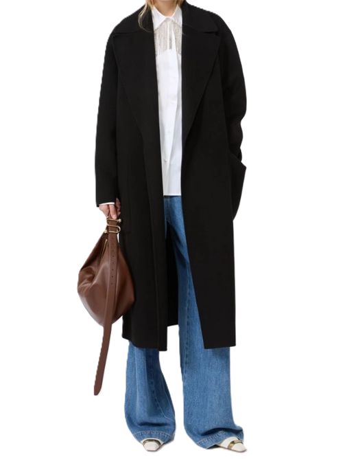 spxannata Cappotto lungo dalla linea oversize SportMax | 2622016011600013NERO