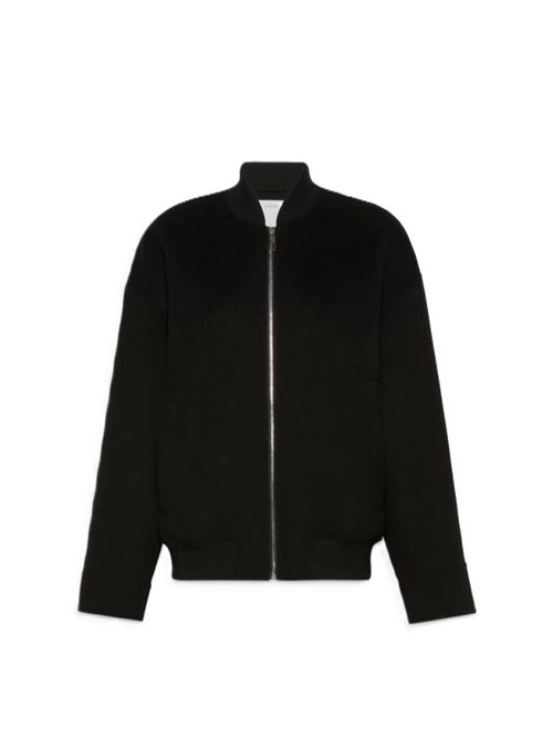 Bomber in double di pura lana - nero SportMax | 2622086041600013NERO