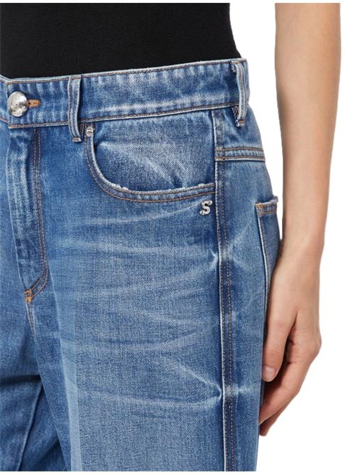 spdmeandro Denim flare - blu notte SportMax | 2622186065600005