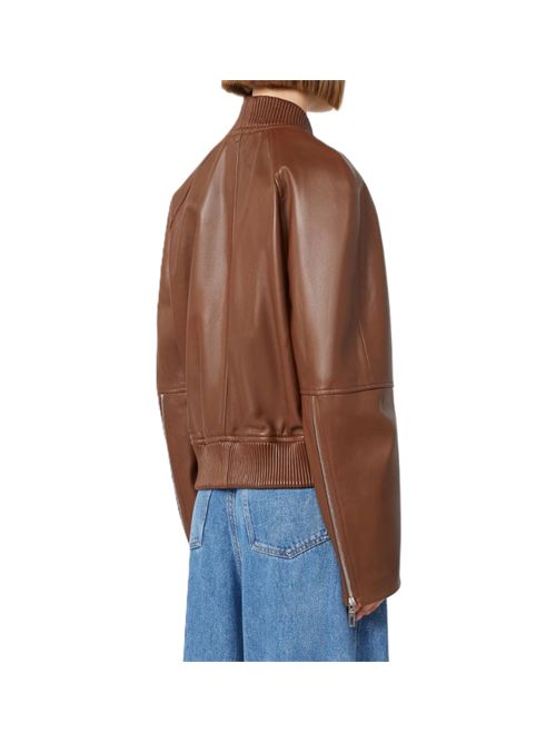 Bomber in nappa - marrone cognac SportMax | 2622446011600001COGNAC