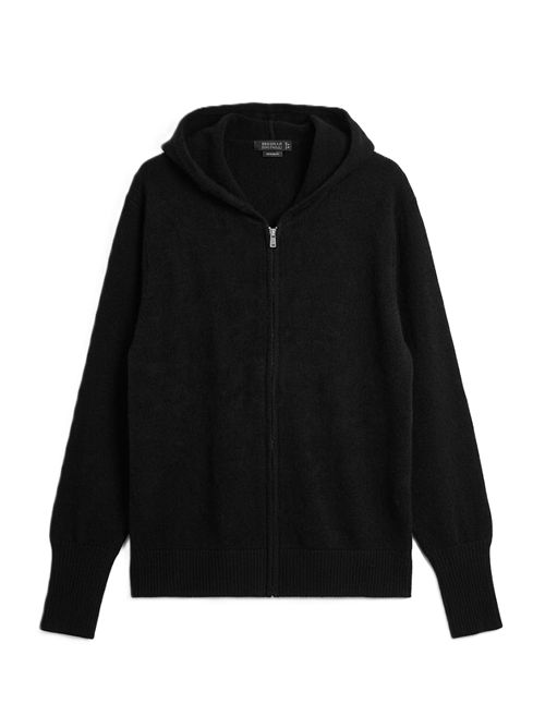Maglione con cappuccio in cashmere TAION | 106CMWZNDCIBLACK