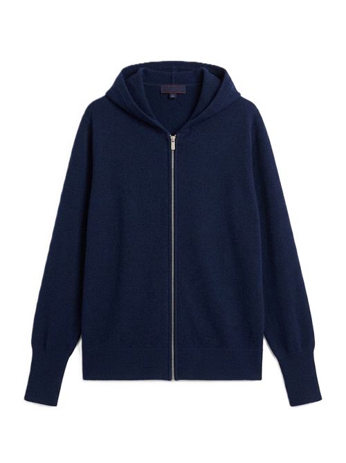 Maglione con cappuccio in cashmere TAION | 106CMWZNDCID.NAVY