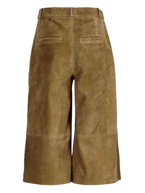 ARMAJina lamb suede shorts Arma | 005L261028.02OLIVE