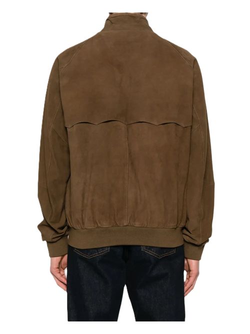 BaracutaG9 Harrington panelled suede jacket Baracuta | BRCPS0939UT2623699