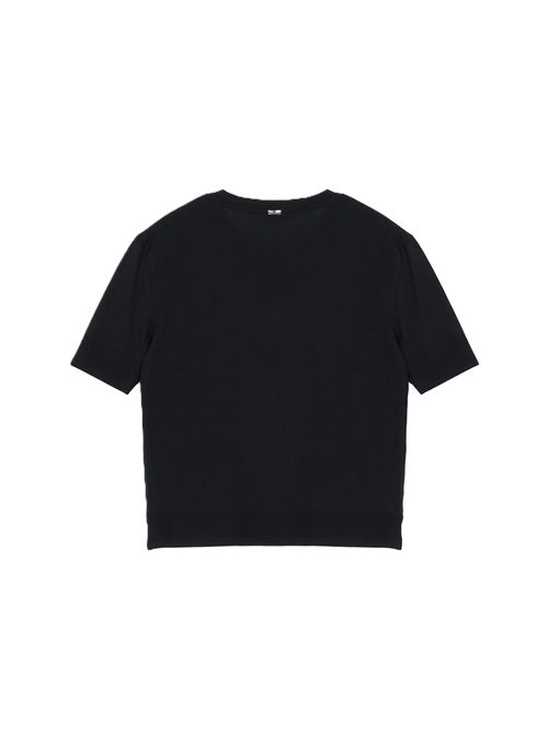 HERNO Maglia in doppio tessuto nero HERNO | JG000302D520569300