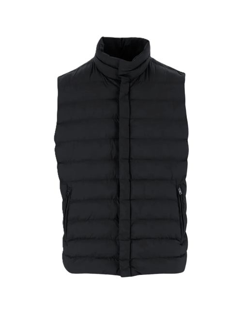 Hernohigh-collar padded jacket gilet HERNO | PC0007ULE12456Z9300