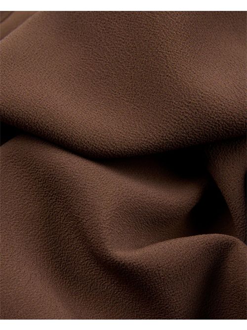 Incotex Pantalone wide fit in crepe de chine misto seta havana Incotex | 173899D8029641